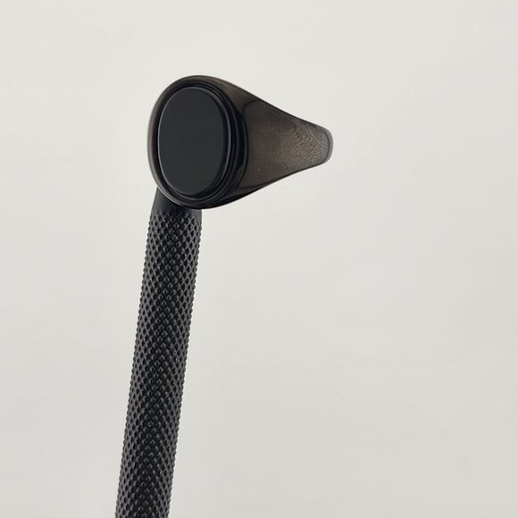 Minimalist Black Stainless Steel Ring (New) - Picture 4 of 9